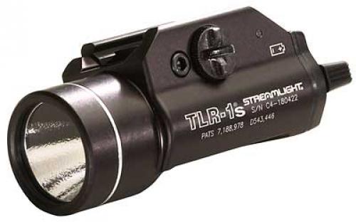 Streamlight TLR-1s, Tactical Light, C4 LED, 300 Lumens with Strobe, Black Finish, with Batteries 69210